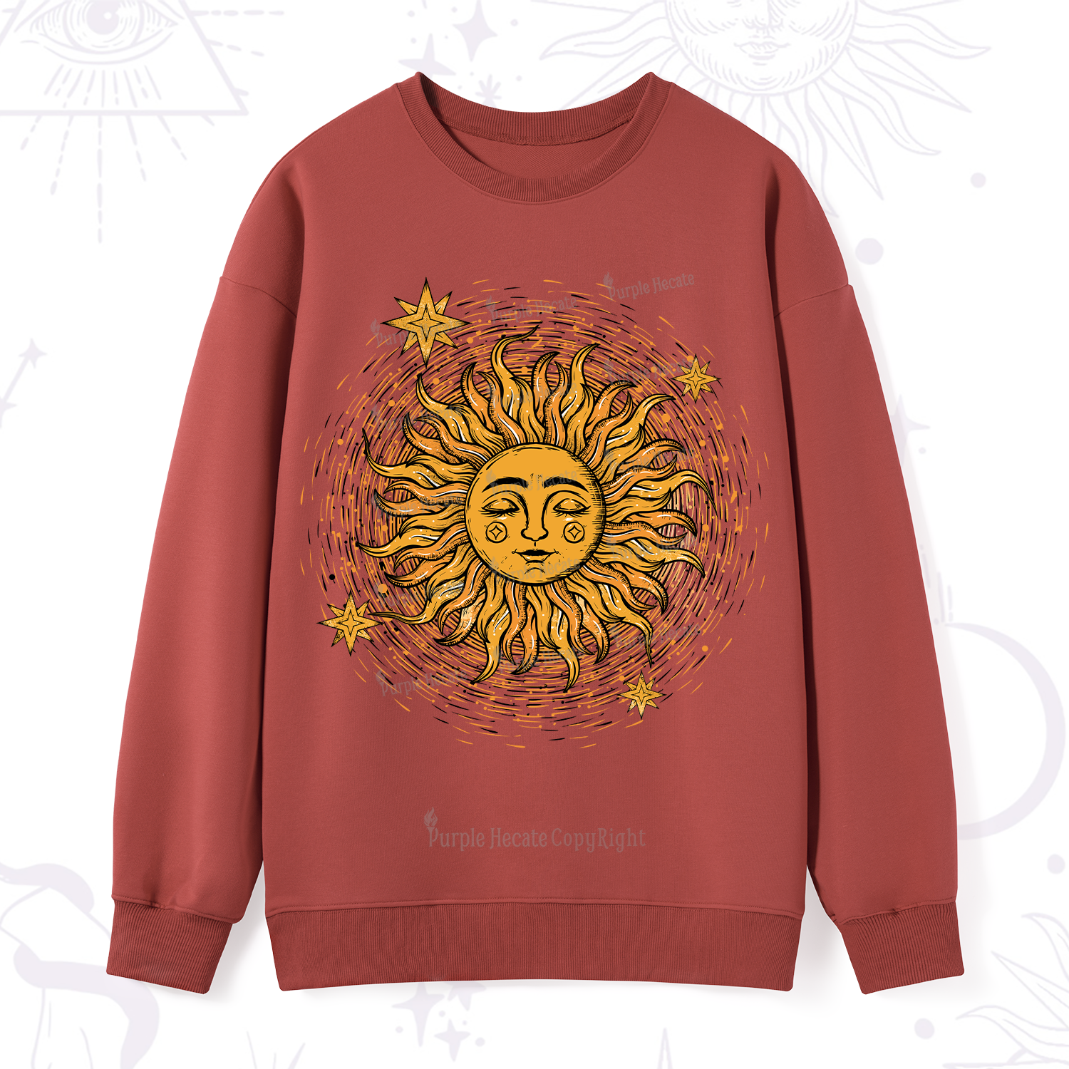 Purplehecate Celestial Sun Sweatshirt
