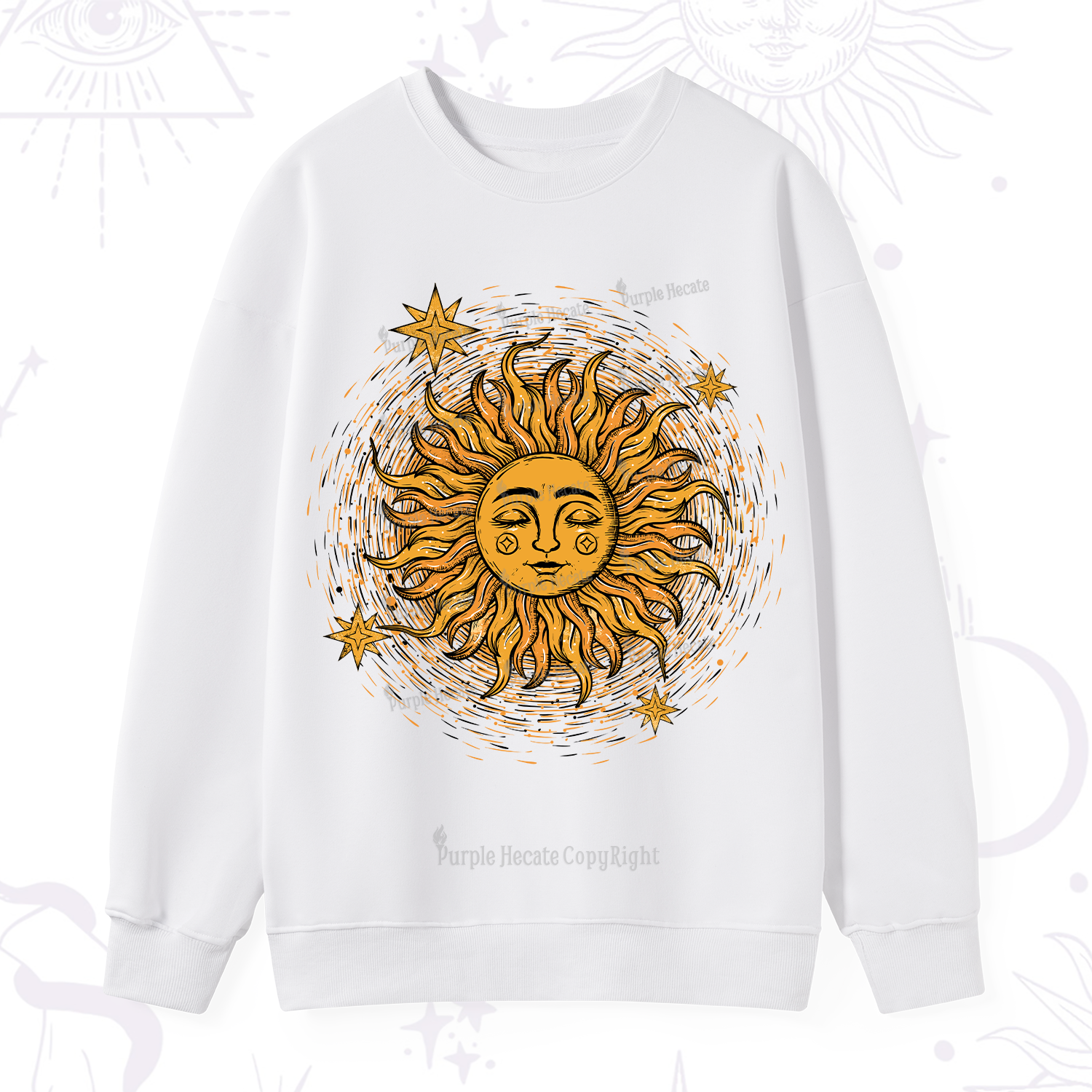Purplehecate Celestial Sun Sweatshirt