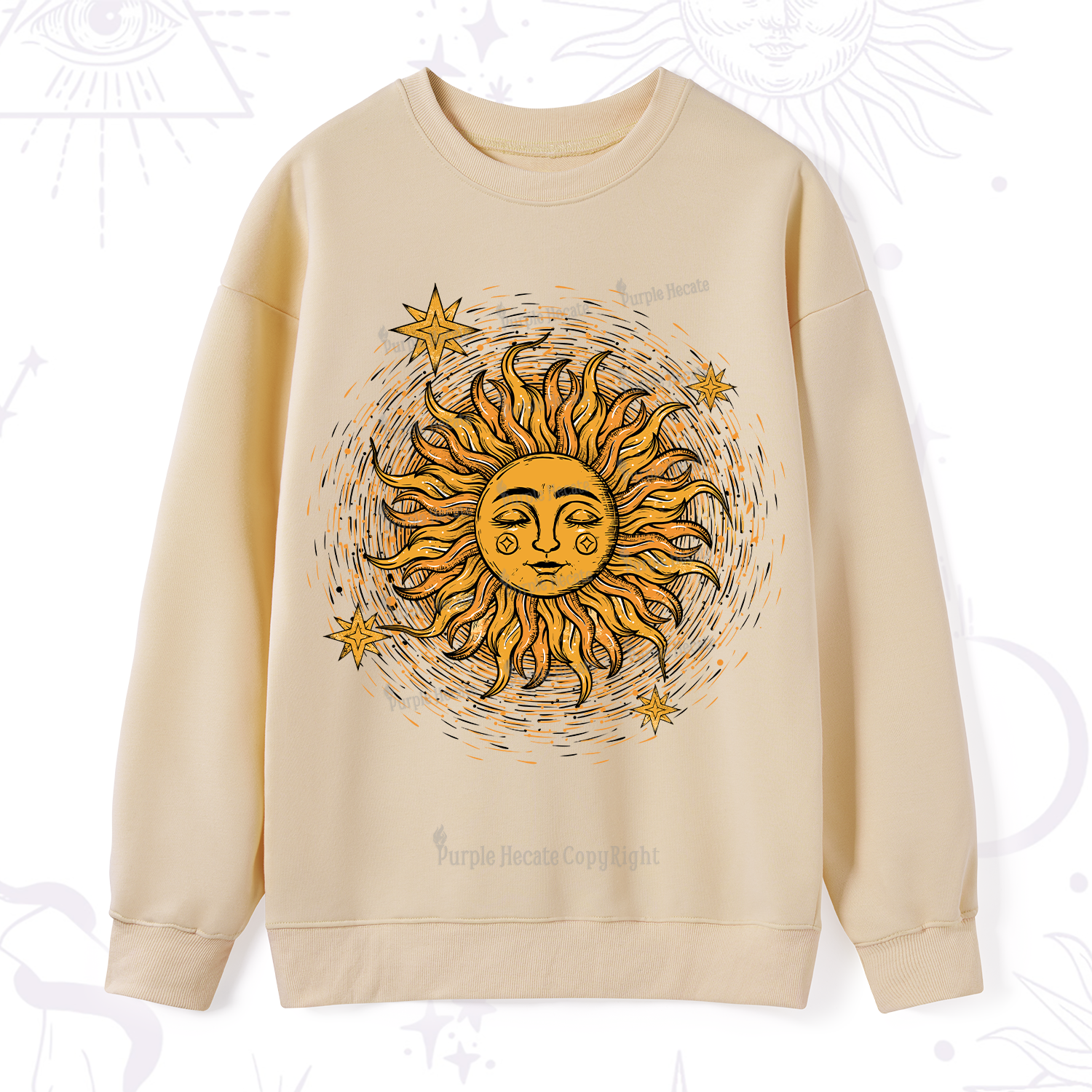 Purplehecate Celestial Sun Sweatshirt