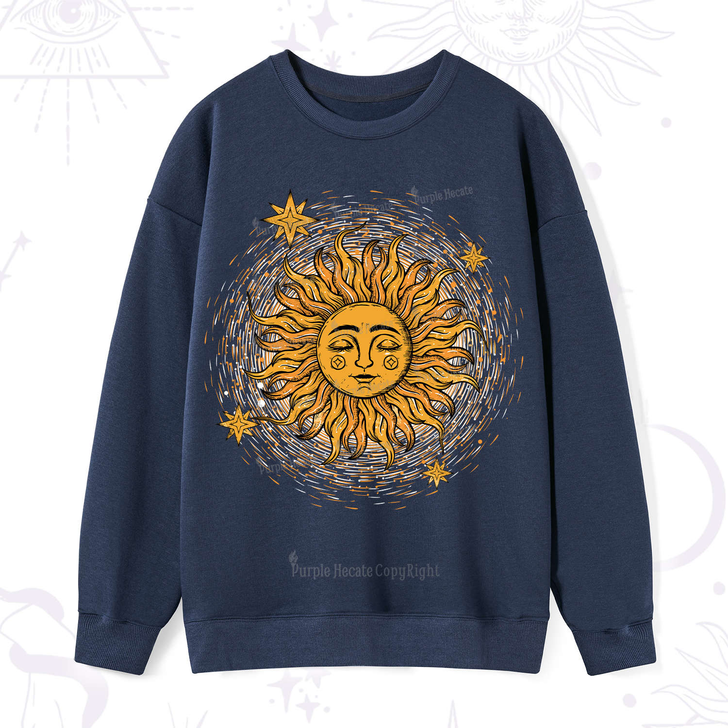 Purplehecate Celestial Sun Sweatshirt