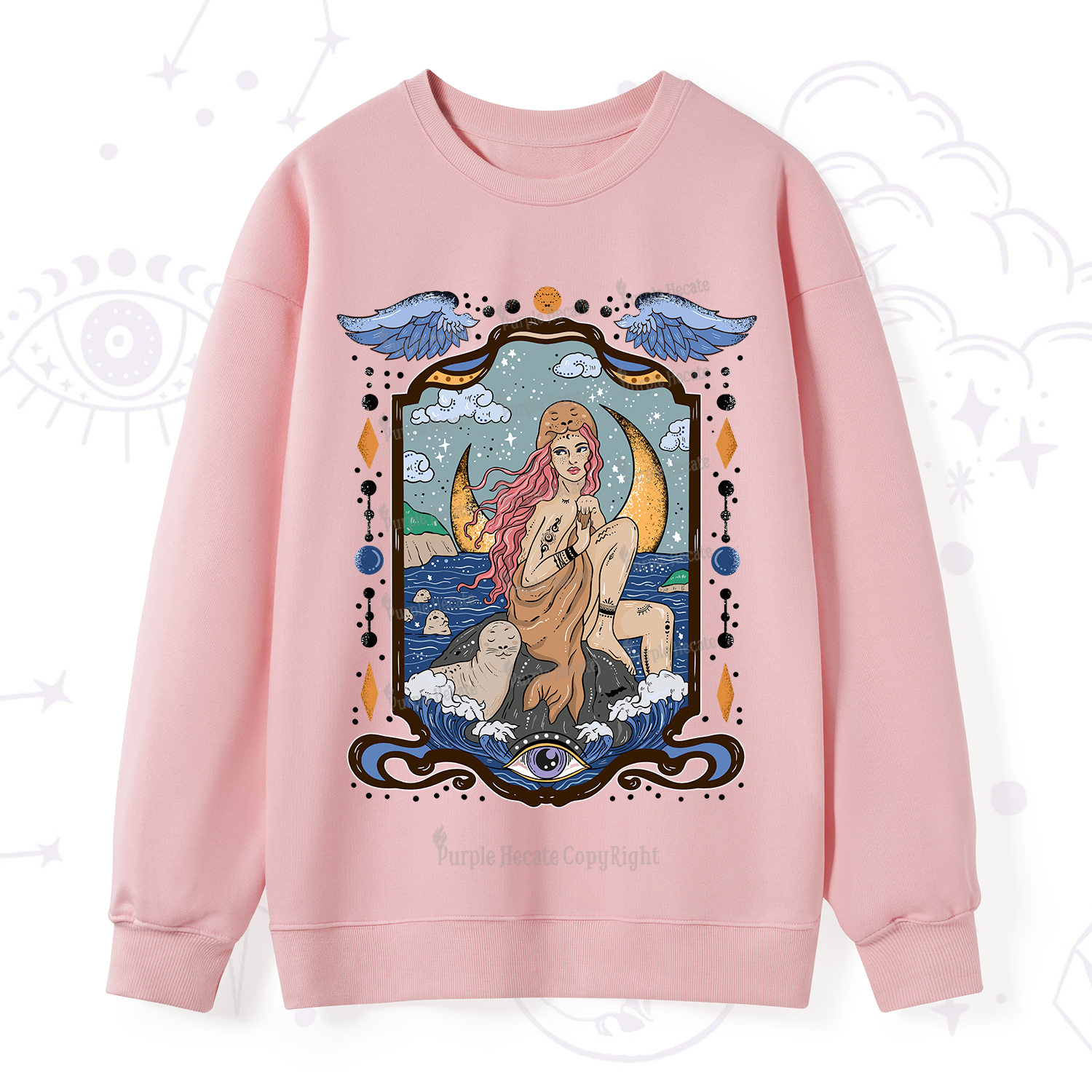 Purplehecate Selkie Woman Sweatshirt