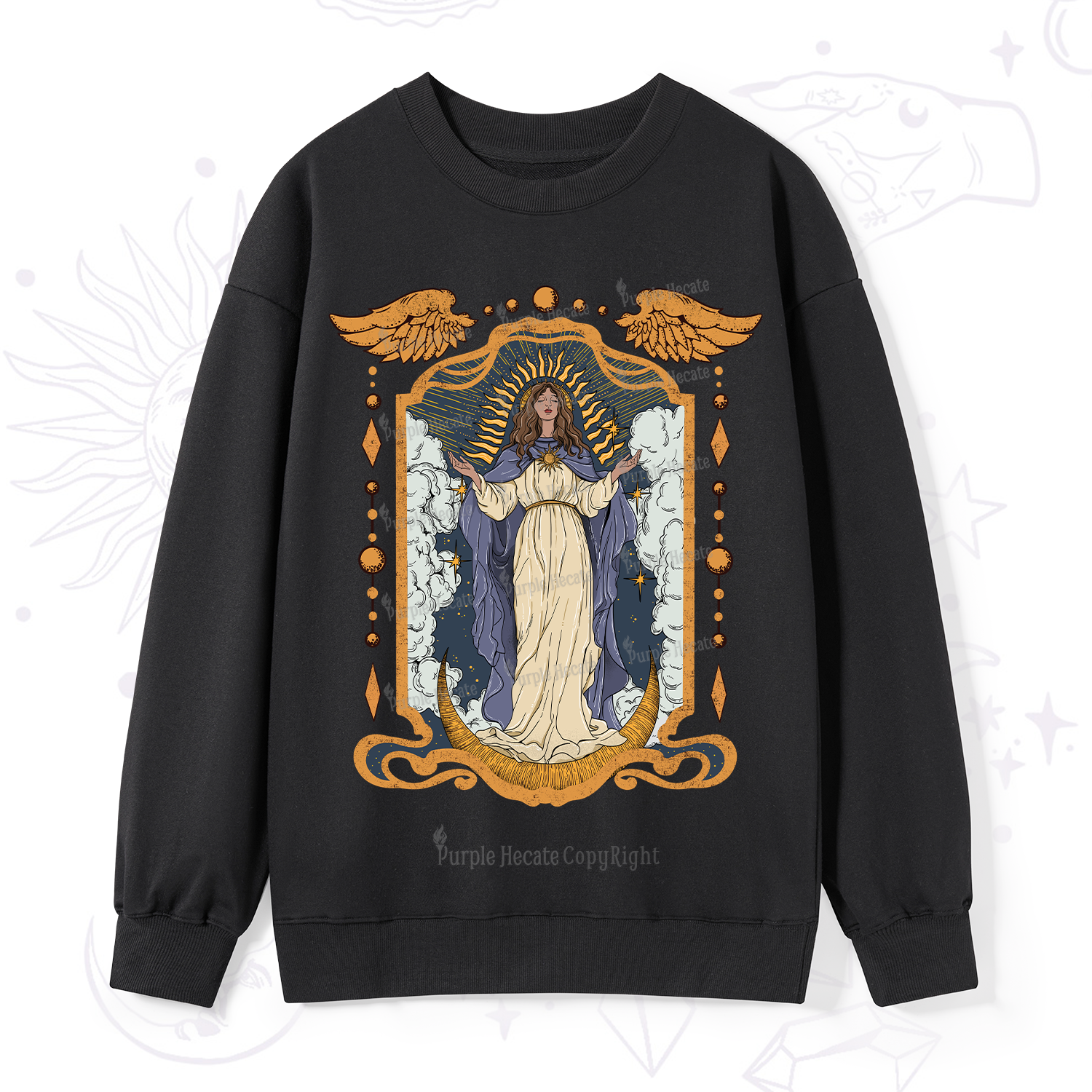 Purplehecate Holy Guardian Sweatshirt