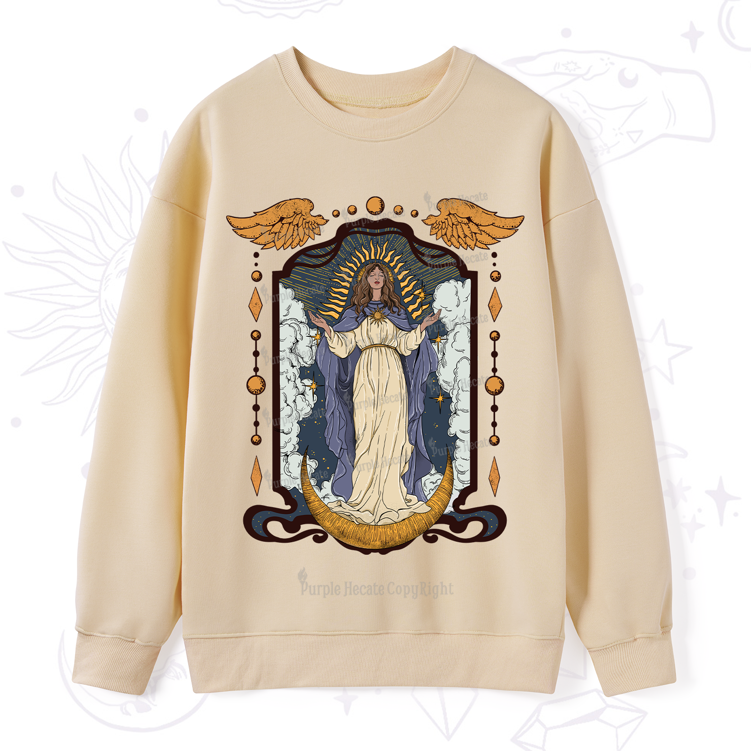 Purplehecate Holy Guardian Sweatshirt