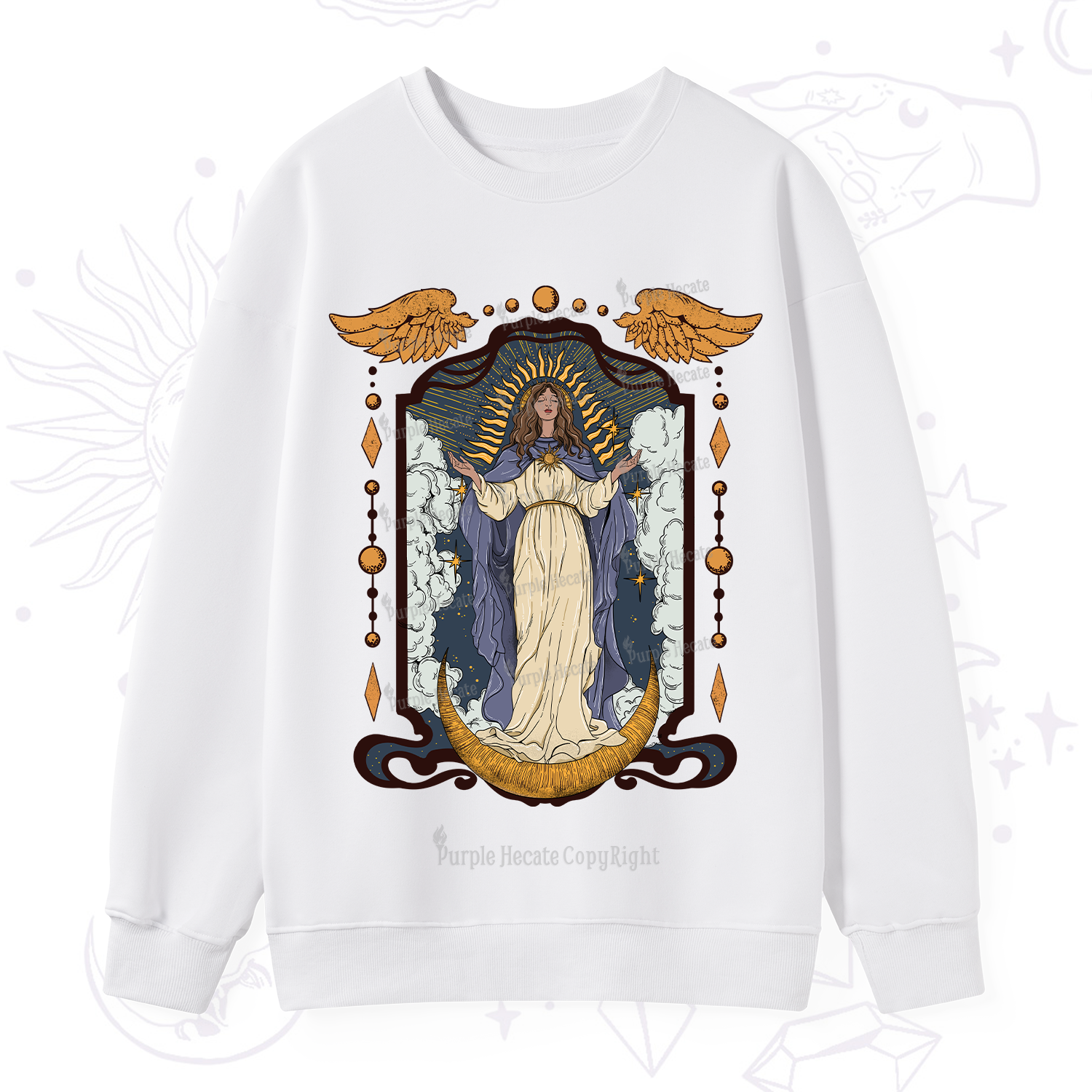 Purplehecate Holy Guardian Sweatshirt