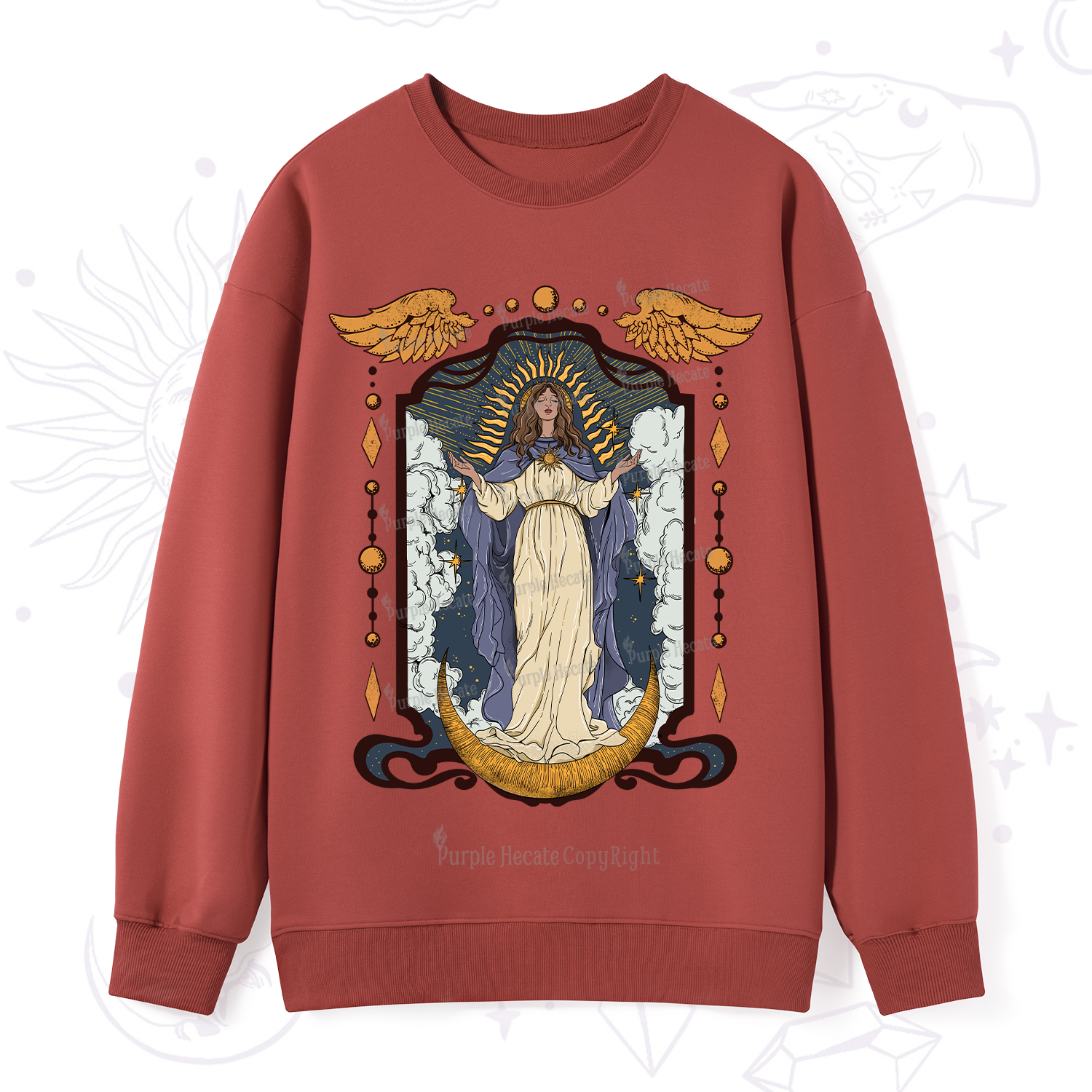 Purplehecate Holy Guardian Sweatshirt
