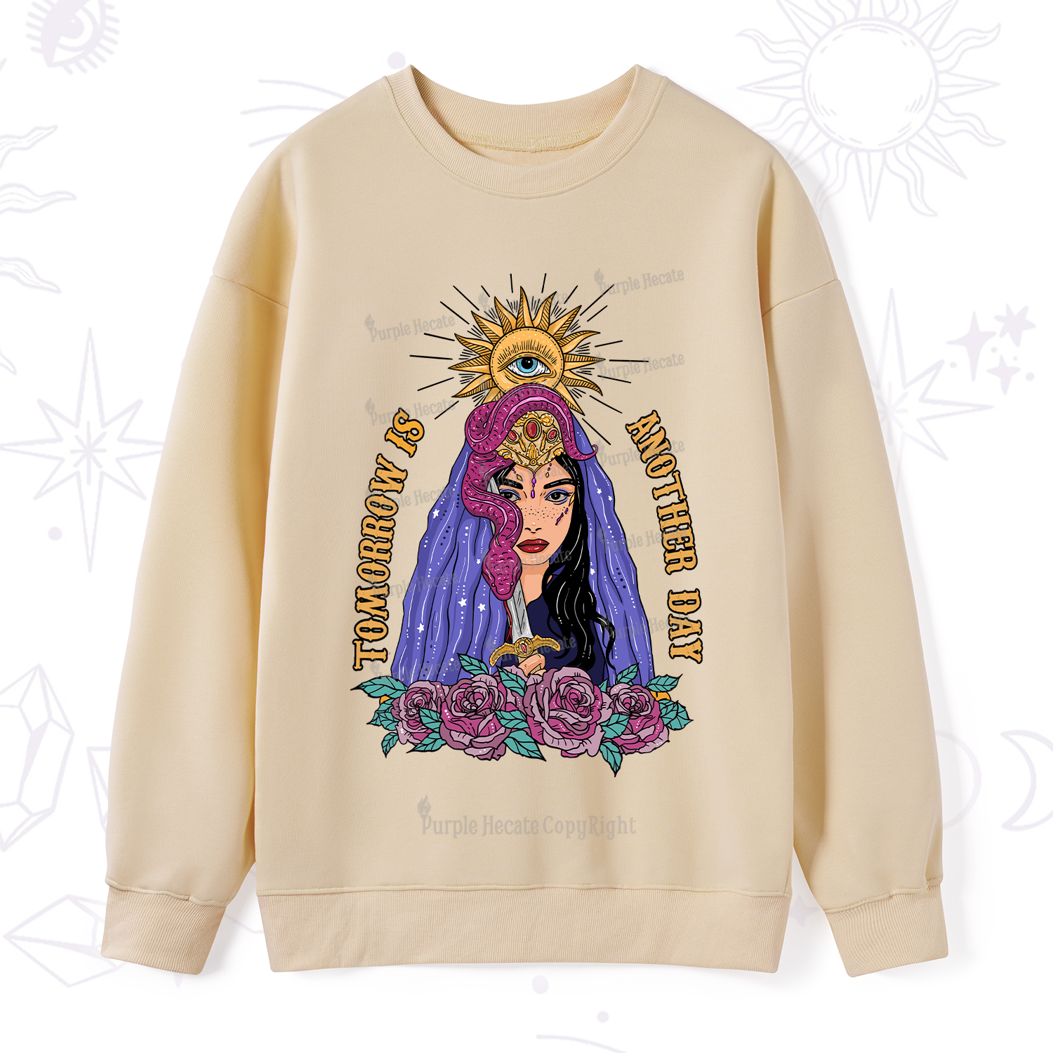 Purplehecate Prophetic Eye Witch Sweatshirt