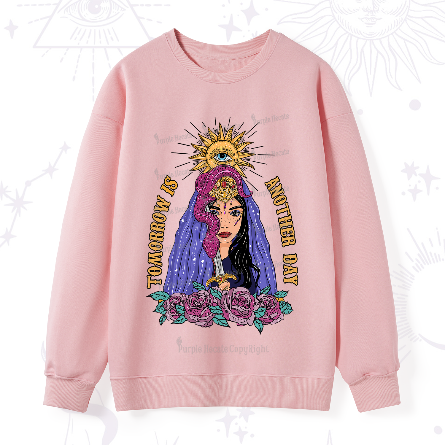 Purplehecate Prophetic Eye Witch Sweatshirt