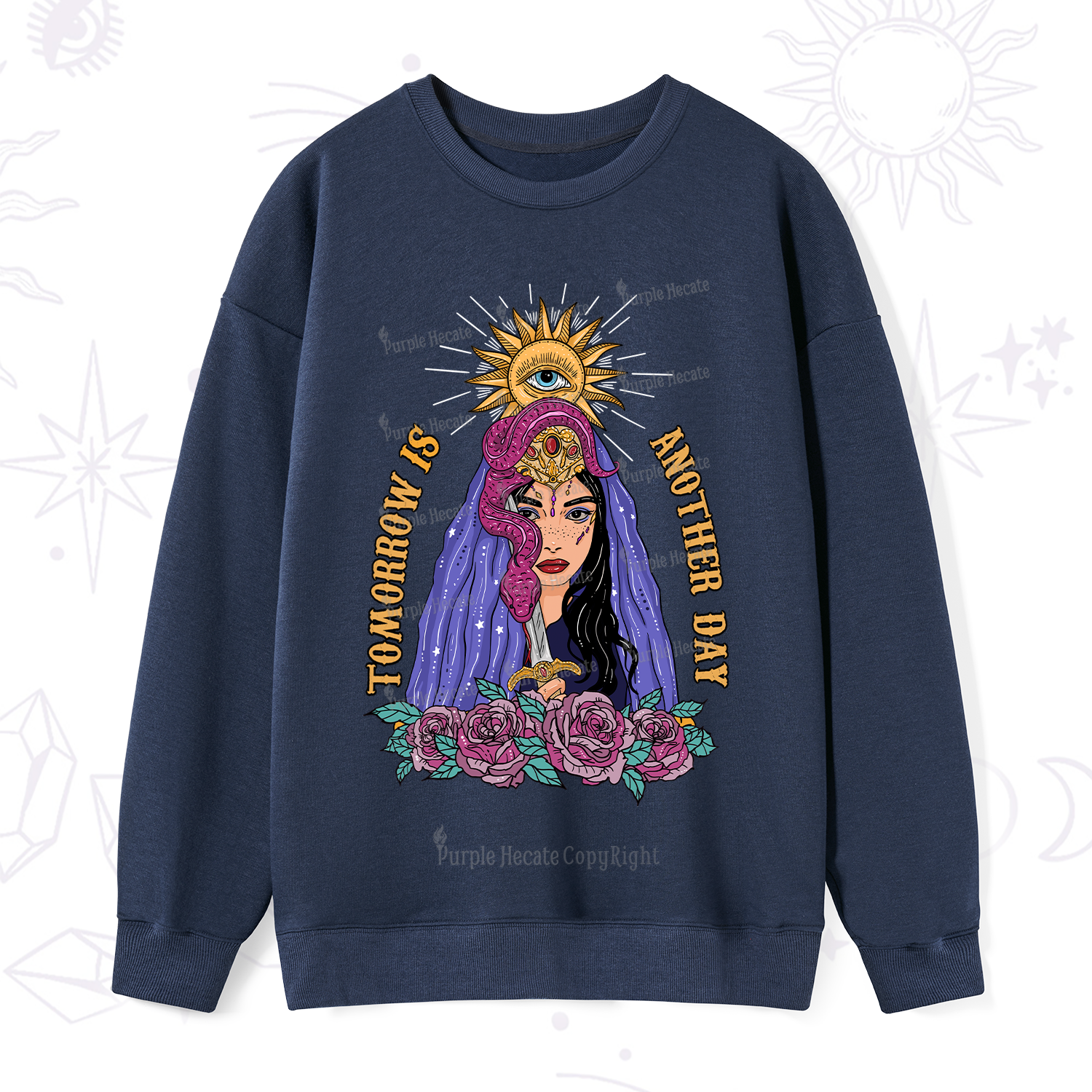 Purplehecate Prophetic Eye Witch Sweatshirt