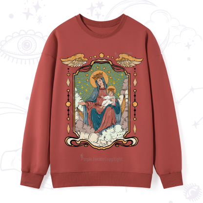 Purplehecate The Lady Of the Rosary Sweatshirt