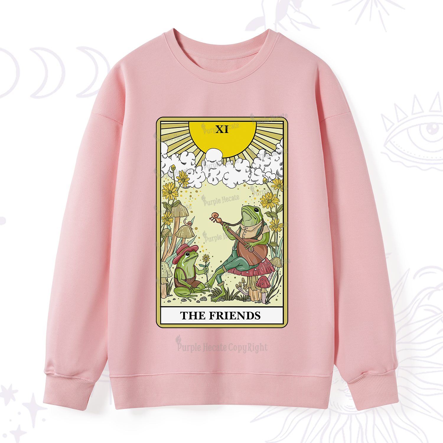 Purplehecate The Friends Tarot Card Sweatshirt