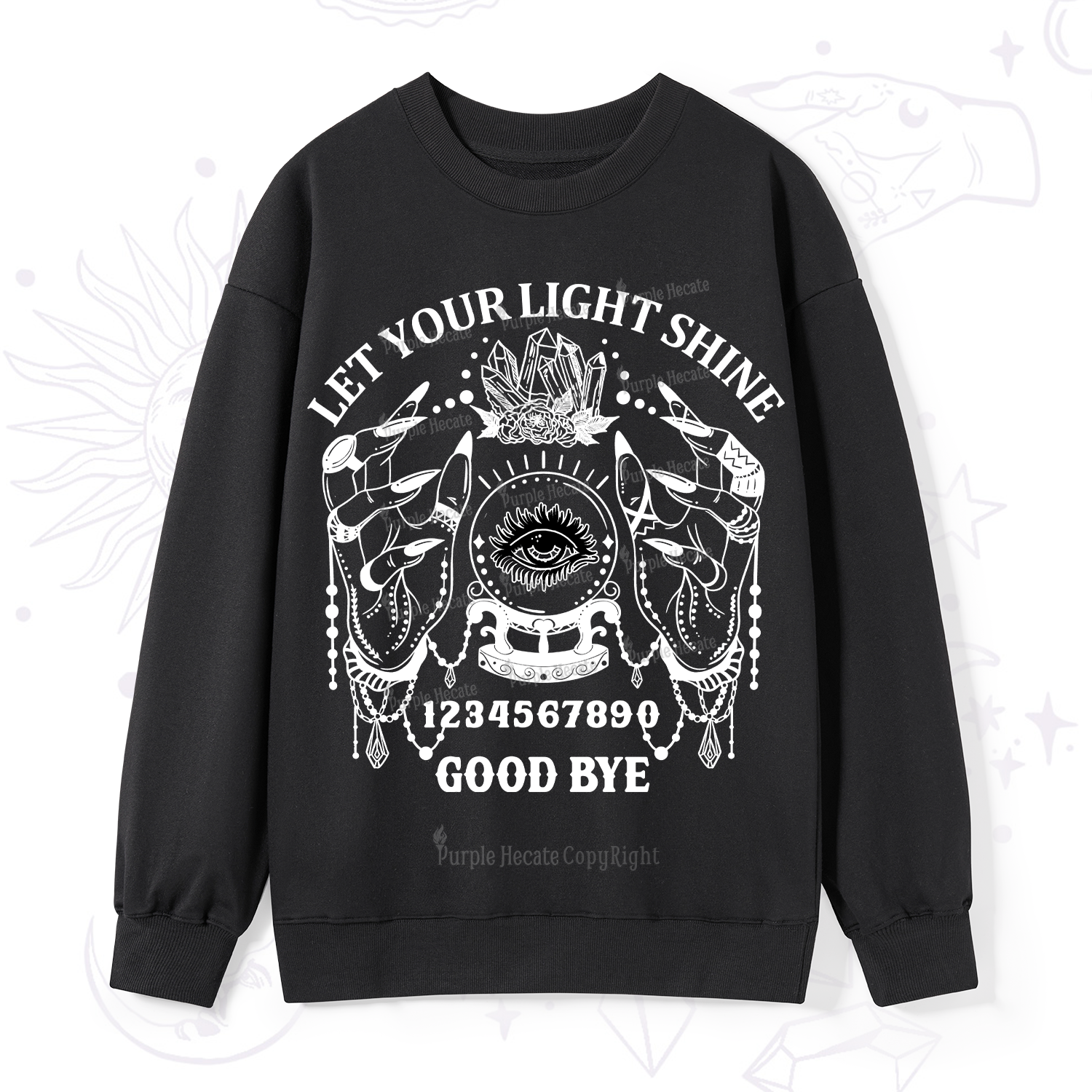 Purplehecate Let Your Light Shine Sweatshirt