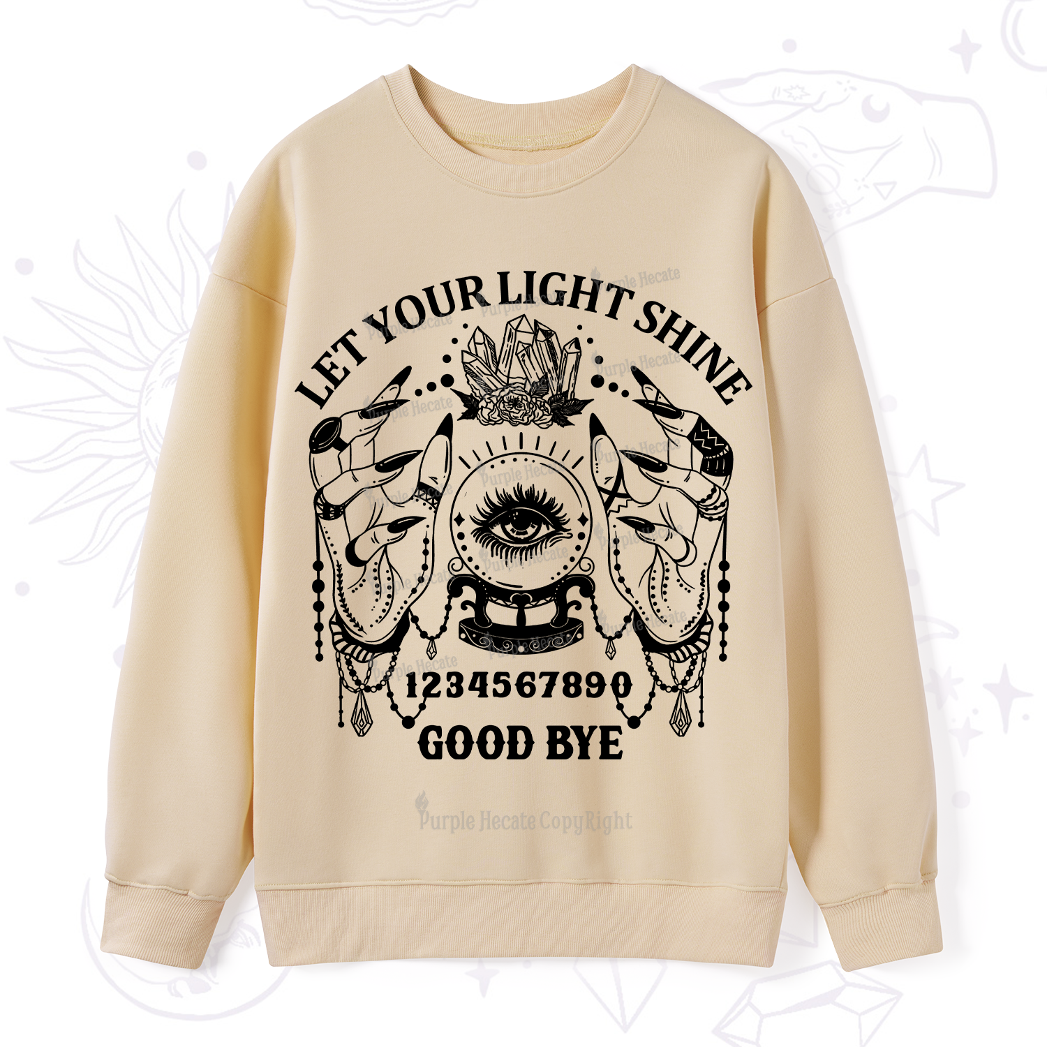 Purplehecate Let Your Light Shine Sweatshirt