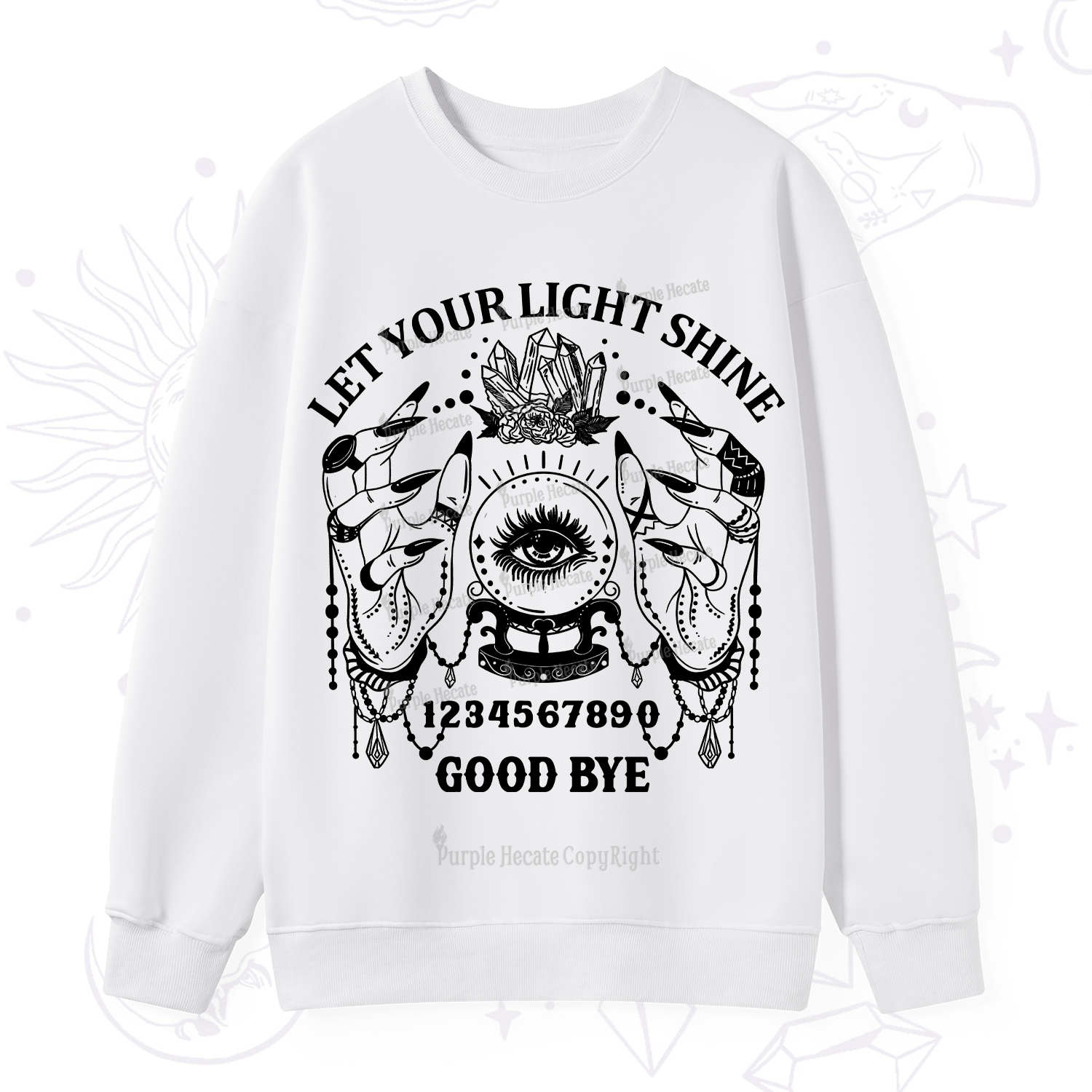 Purplehecate Let Your Light Shine Sweatshirt