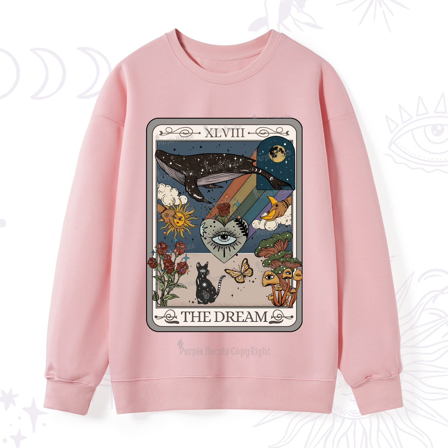 Purplehecate The Dream Tarot Sweatshirt