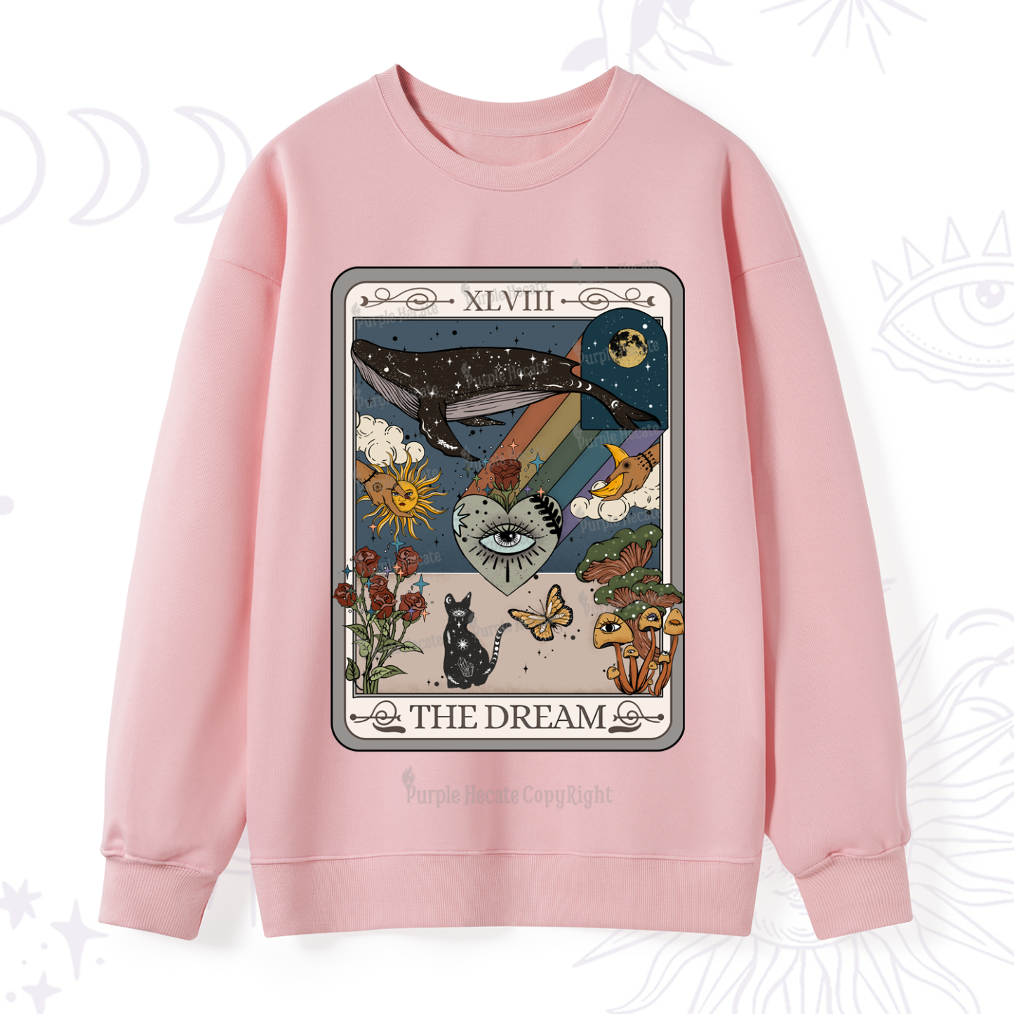 Purplehecate The Dream Tarot Sweatshirt