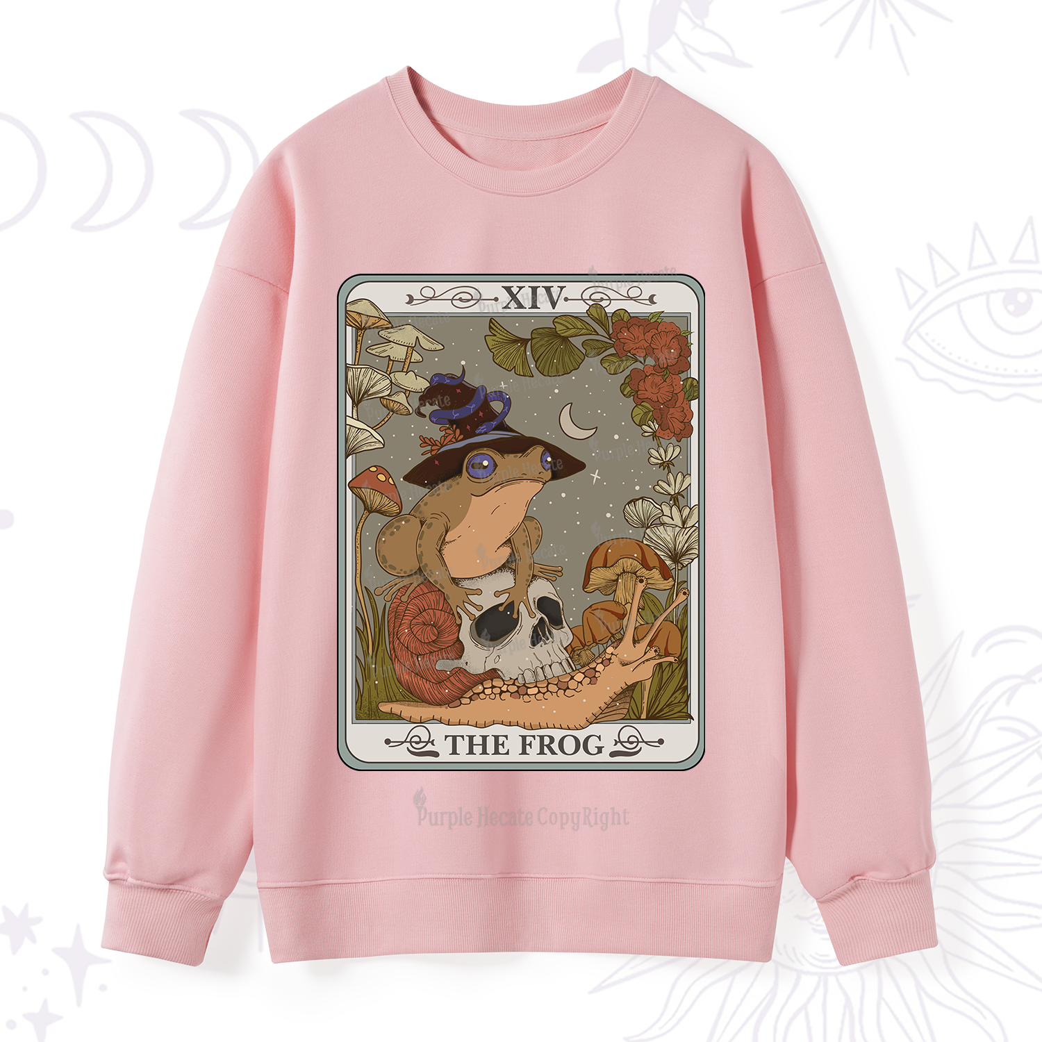 Purplehecate The Frog Tarot Sweatshirt