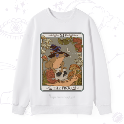 Purplehecate The Frog Tarot Sweatshirt