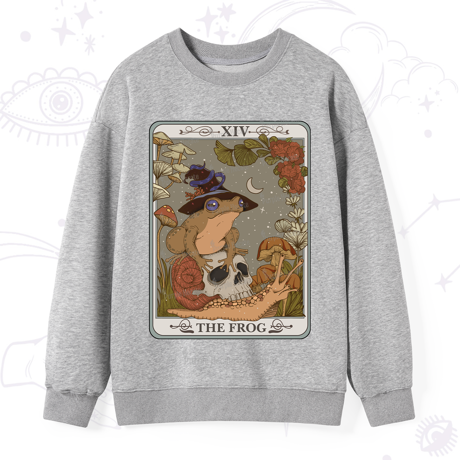 Purplehecate The Frog Tarot Sweatshirt