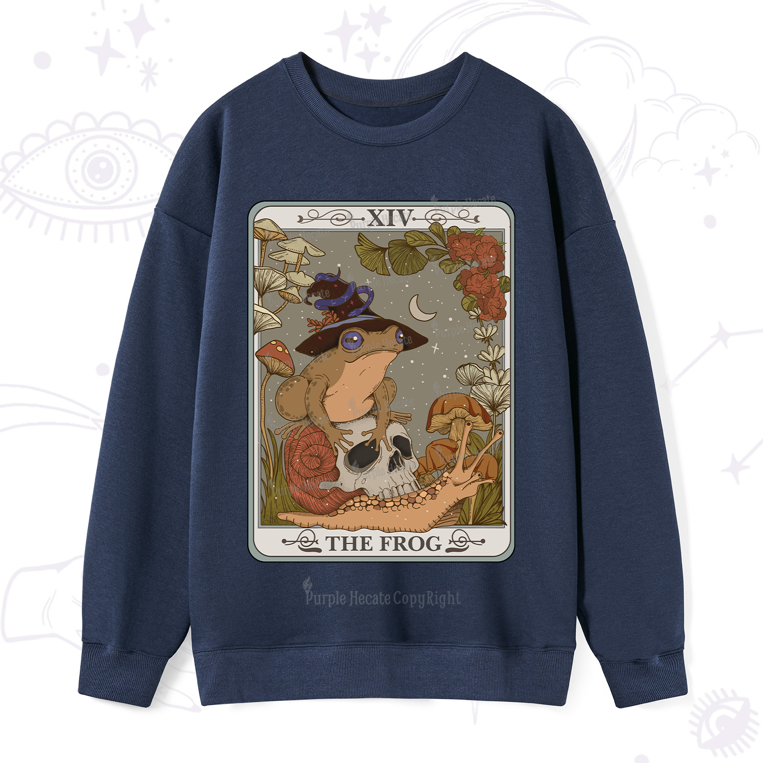 Purplehecate The Frog Tarot Sweatshirt