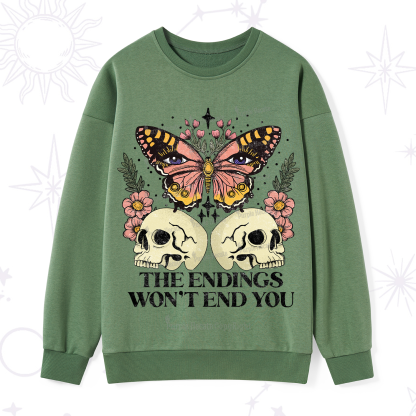 Purplehecate The Endings Won't End You Sweatshirt