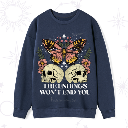 Purplehecate The Endings Won't End You Sweatshirt