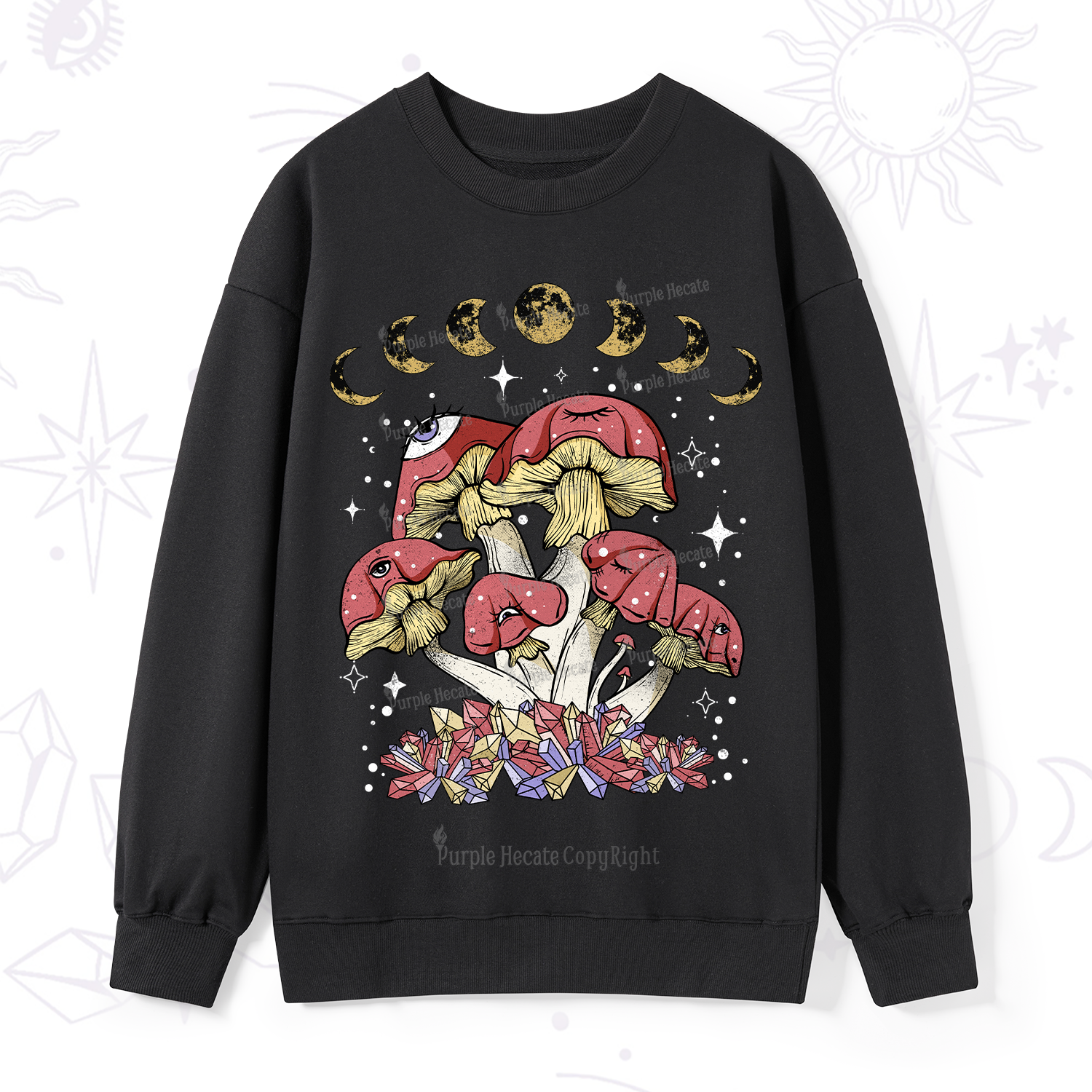 Purplehecate Magic Mushroom Sweatshirt