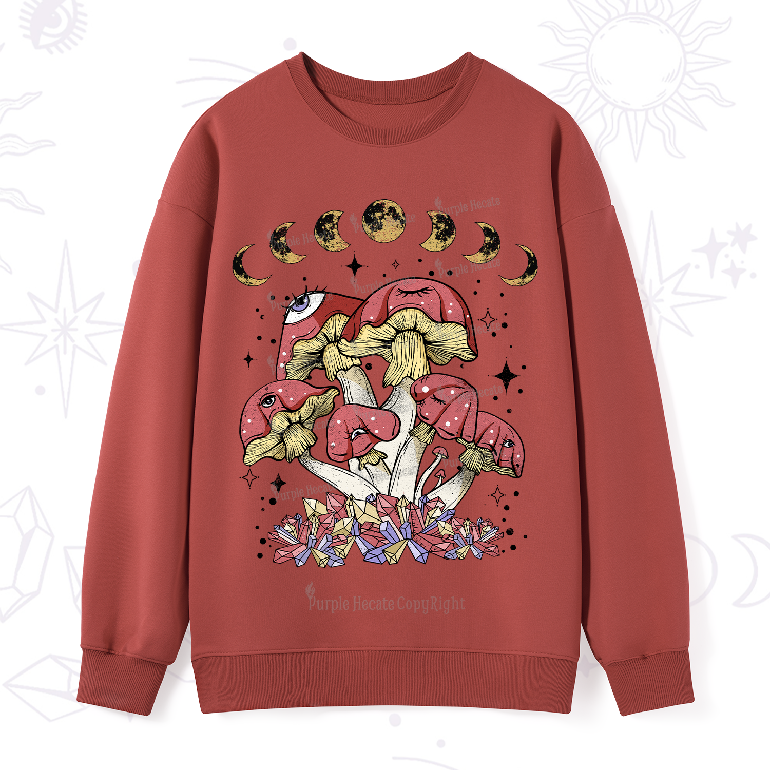 Purplehecate Magic Mushroom Sweatshirt