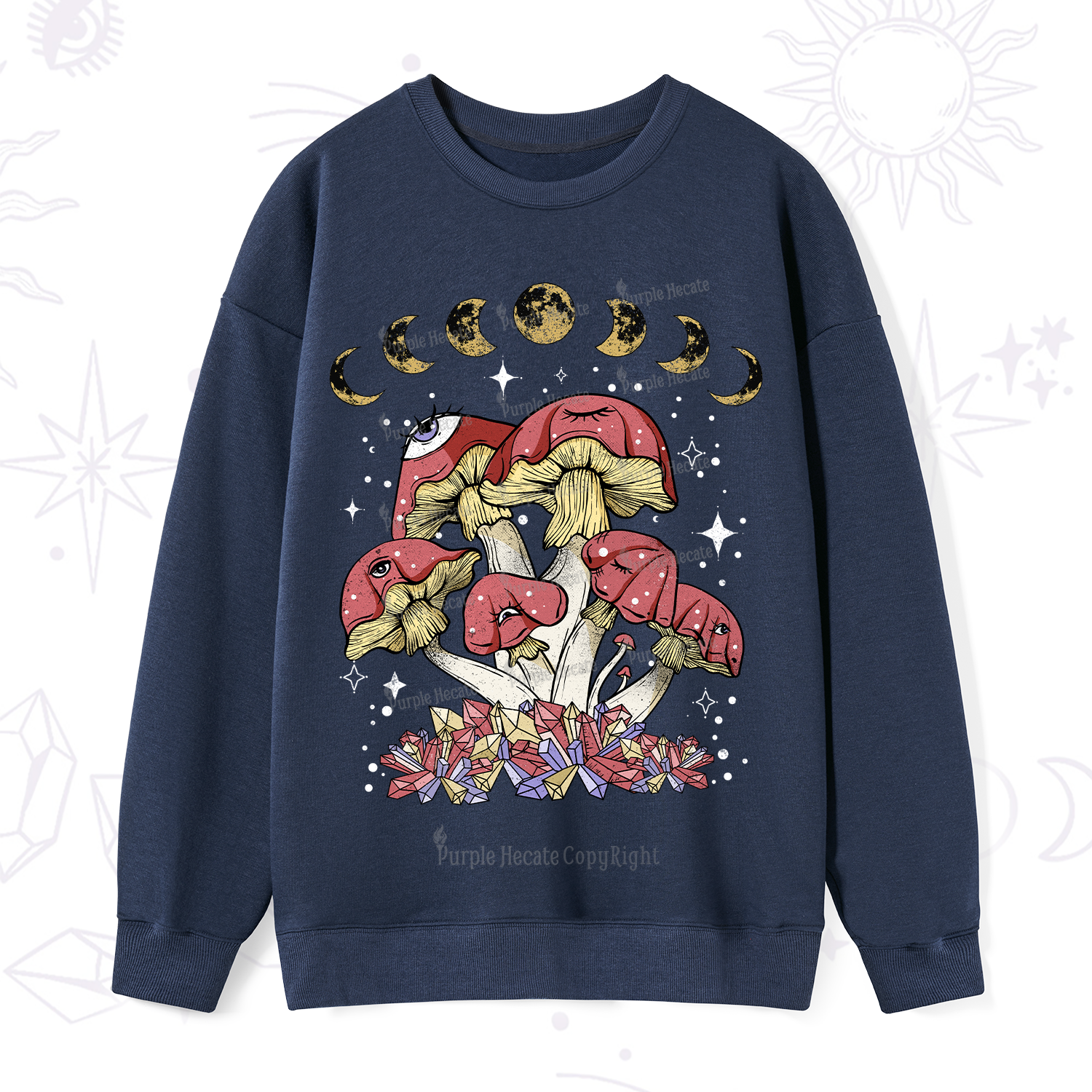 Purplehecate Magic Mushroom Sweatshirt