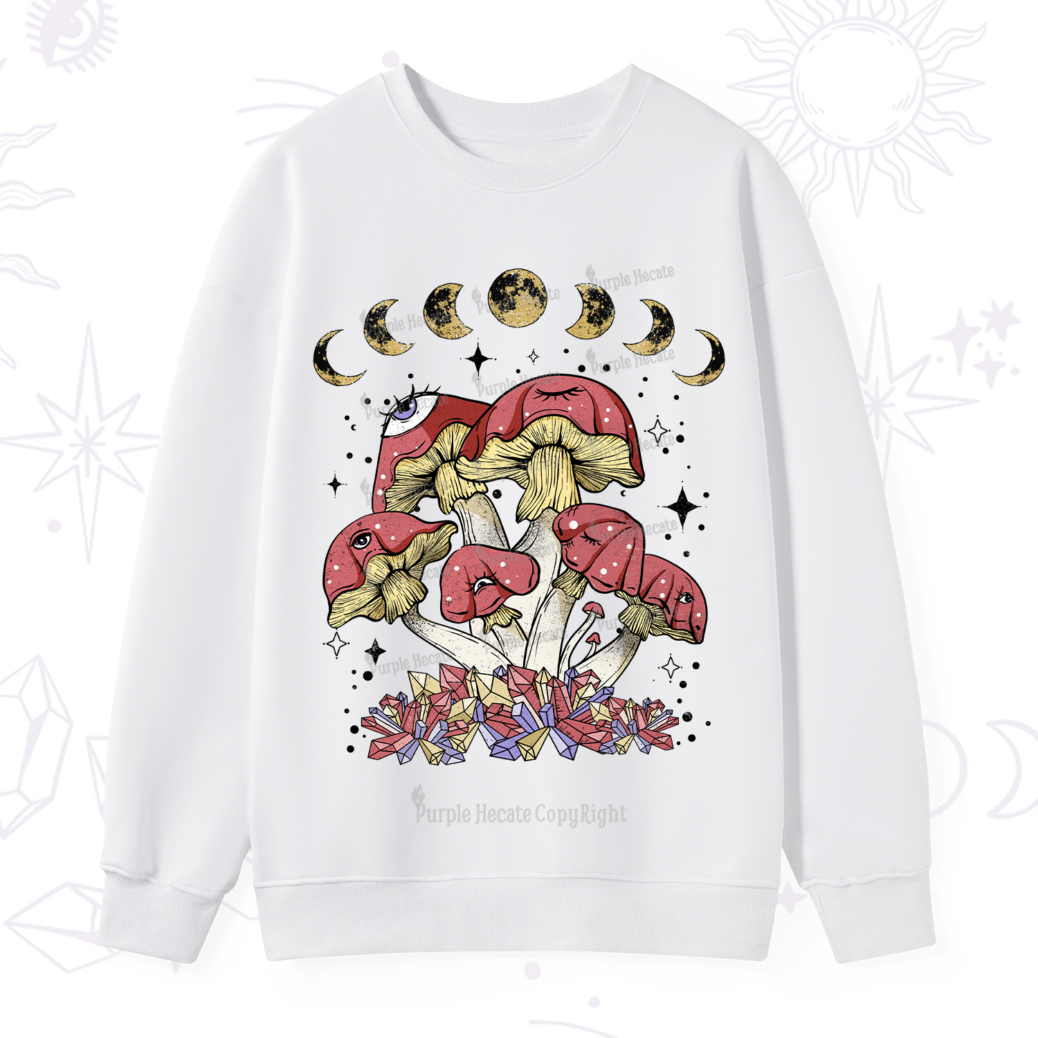 Purplehecate Magic Mushroom Sweatshirt