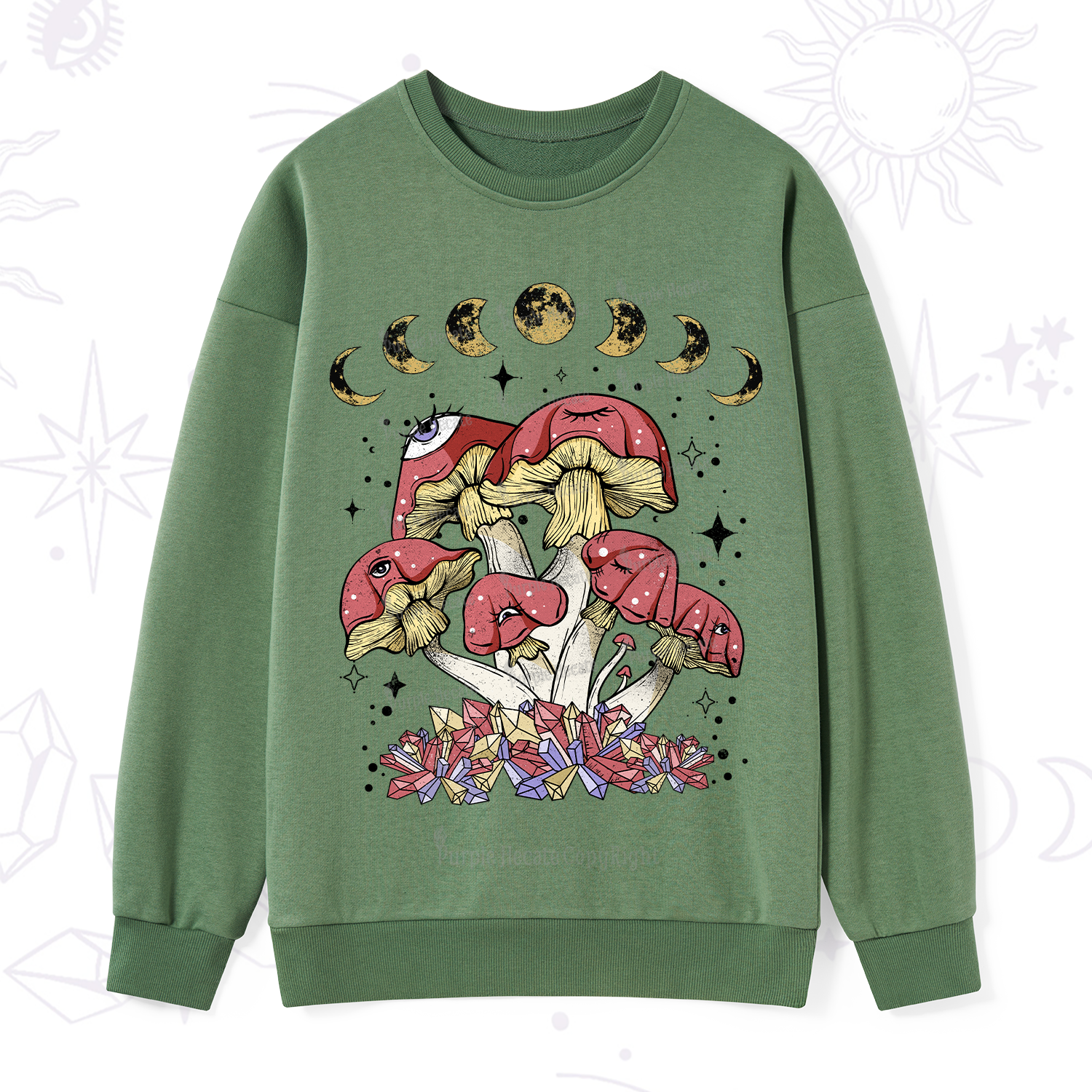 Purplehecate Magic Mushroom Sweatshirt
