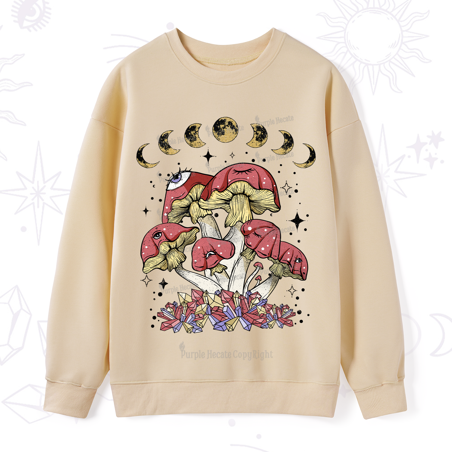 Purplehecate Magic Mushroom Sweatshirt