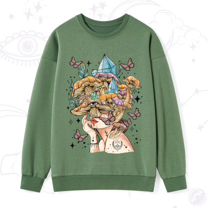 Purplehecate Crystal Goddess Sweatshirt