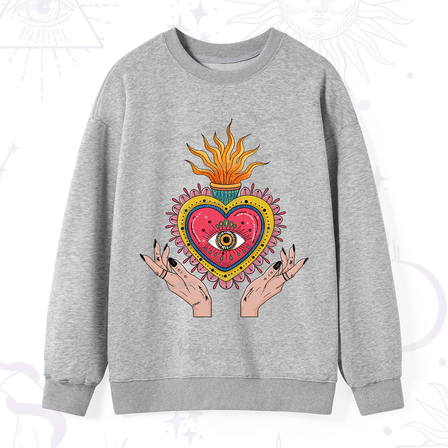 Purplehecate The Fiery Eye Sweatshirt