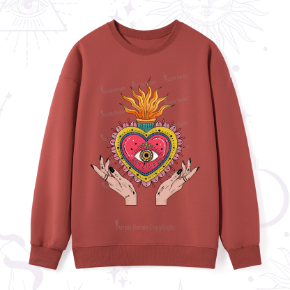 Purplehecate The Fiery Eye Sweatshirt