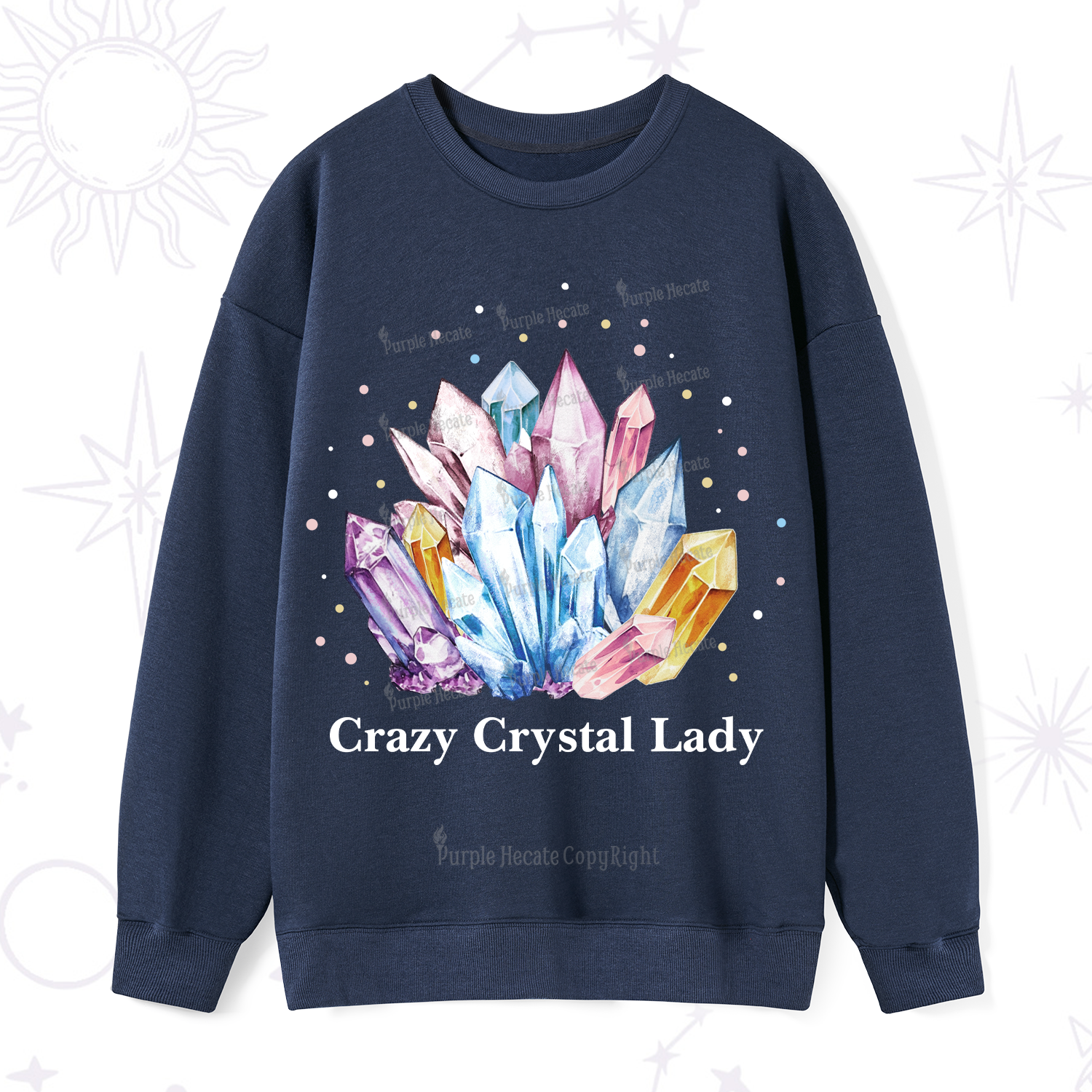 Purplehecate Crazy Crystal Sweatshirt