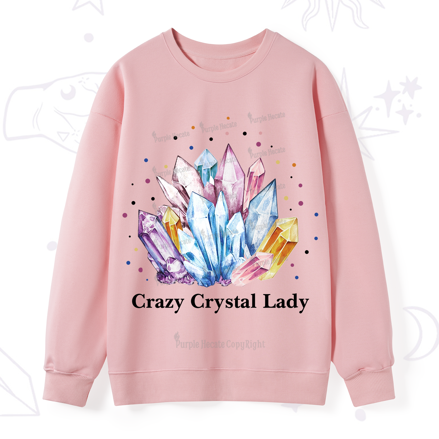 Purplehecate Crazy Crystal Sweatshirt
