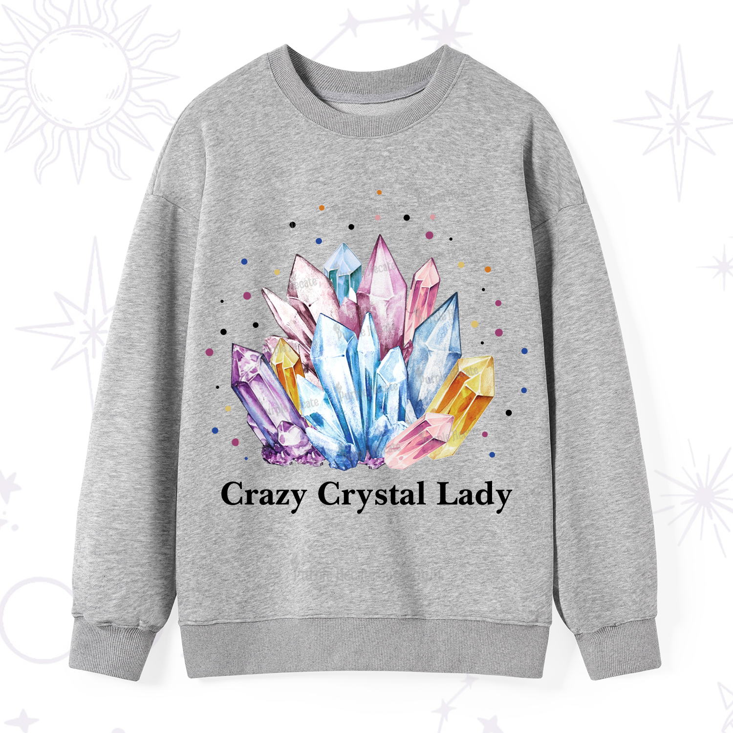 Purplehecate Crazy Crystal Sweatshirt