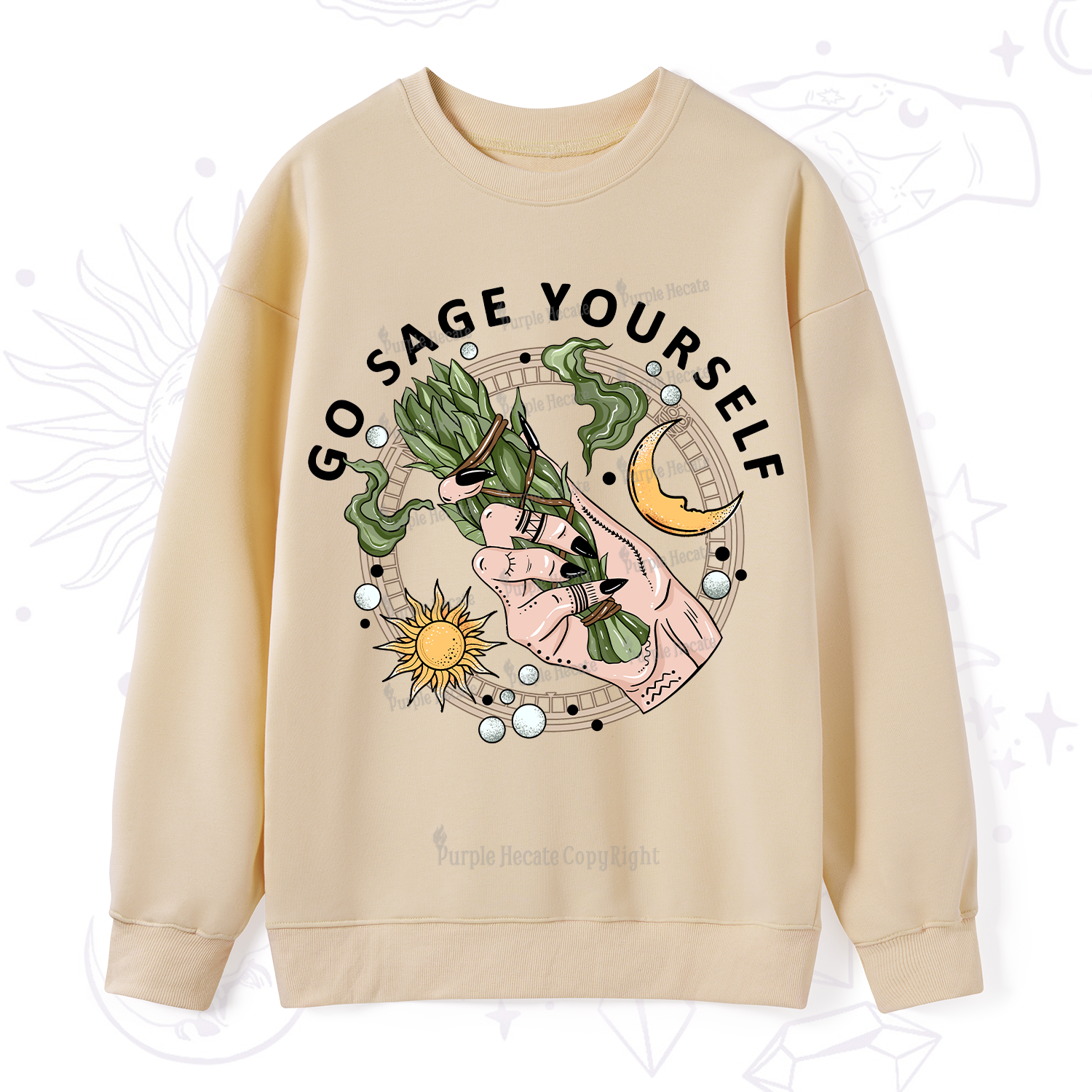 Purplehecate Go Sage Yourself Sweatshirt