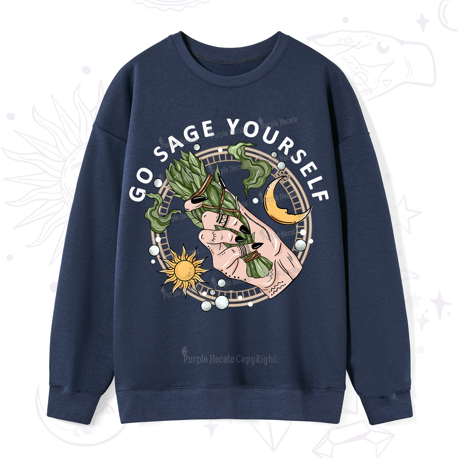 Purplehecate Go Sage Yourself Sweatshirt