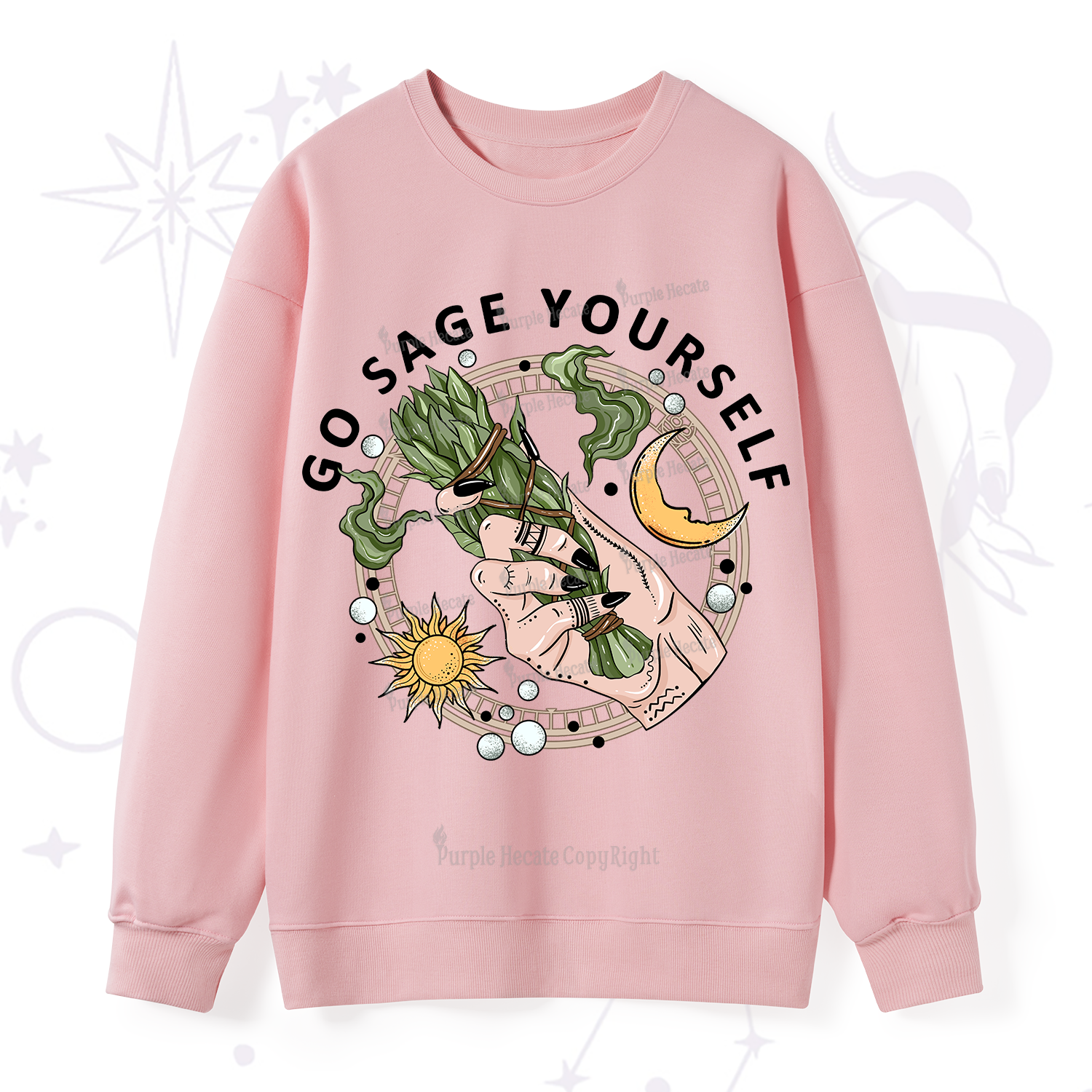 Purplehecate Go Sage Yourself Sweatshirt