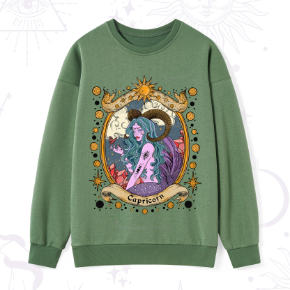 Purplehecate Capricorn Radiance Zodiac Sweatshirt