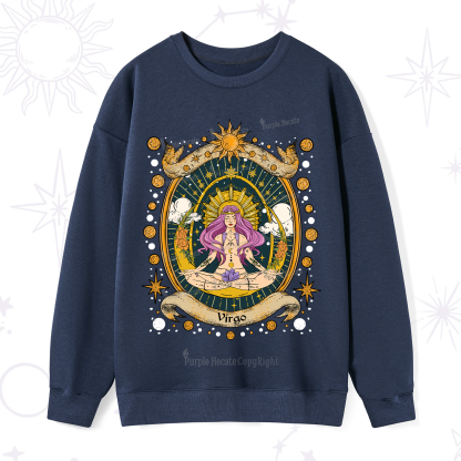 Purplehecate Virgo Radiance Zodiac Sweatshirt