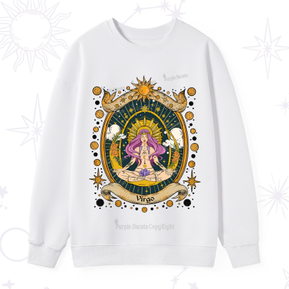 Purplehecate Virgo Radiance Zodiac Sweatshirt