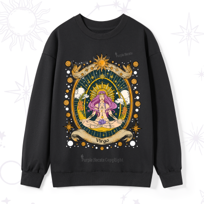 Purplehecate Virgo Radiance Zodiac Sweatshirt