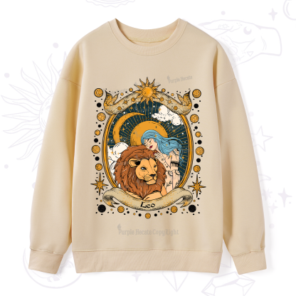 Purplehecate Leo Radiance Zodiac Sweatshirt