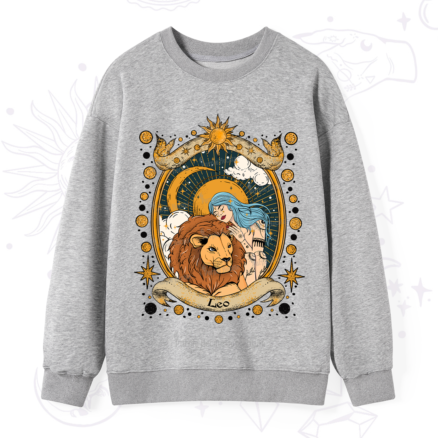 Purplehecate Leo Radiance Zodiac Sweatshirt