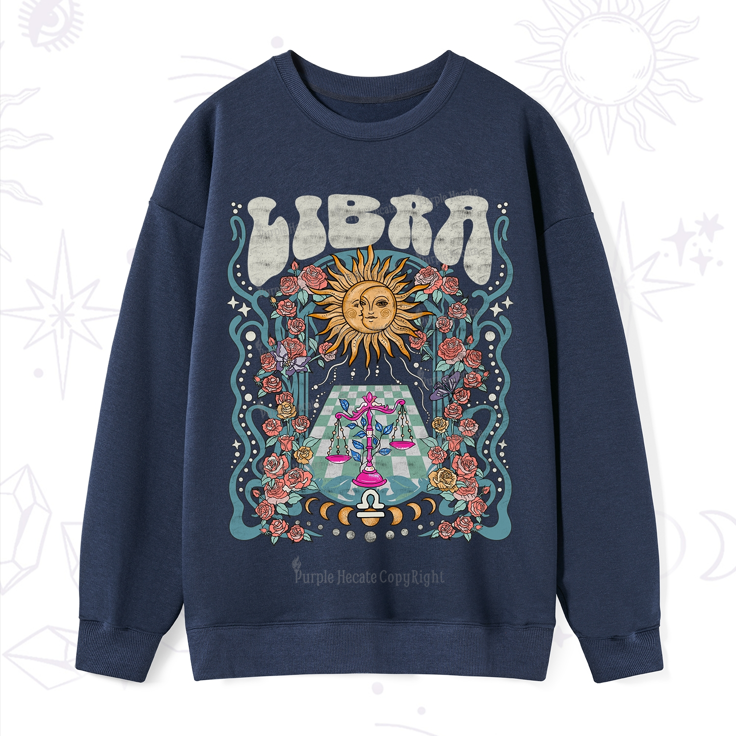 Purplehecate Libra Spirit Zodiac Sweatshirt