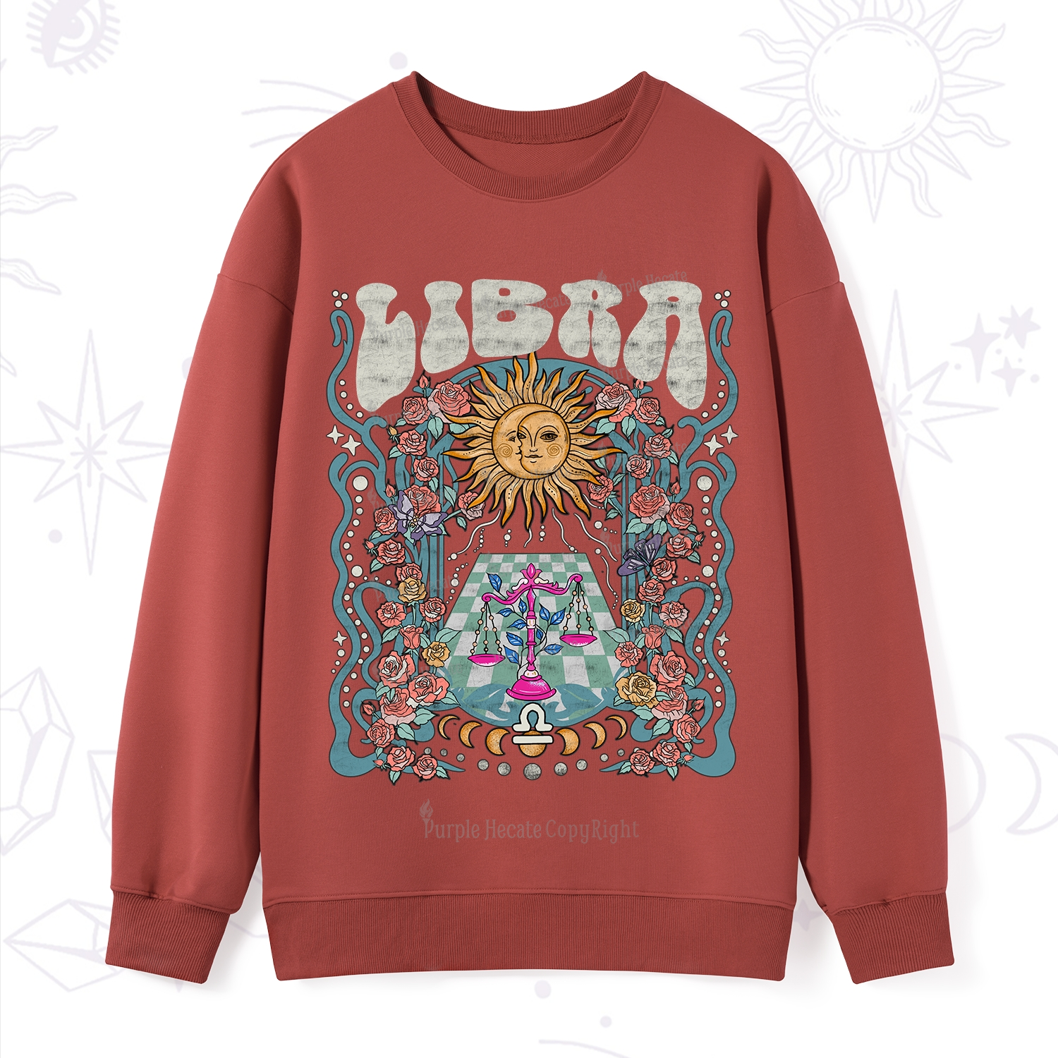 Purplehecate Libra Spirit Zodiac Sweatshirt