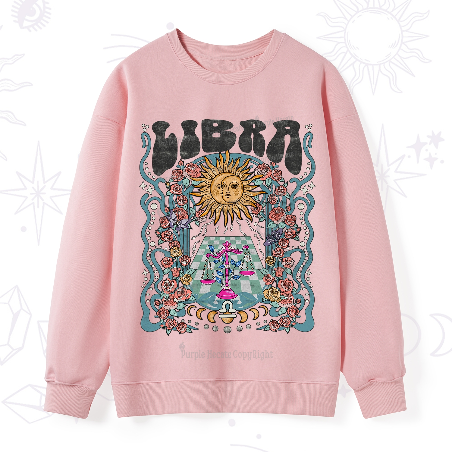Purplehecate Libra Spirit Zodiac Sweatshirt