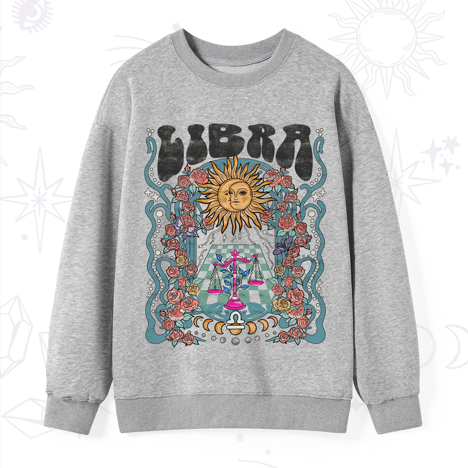 Purplehecate Libra Spirit Zodiac Sweatshirt